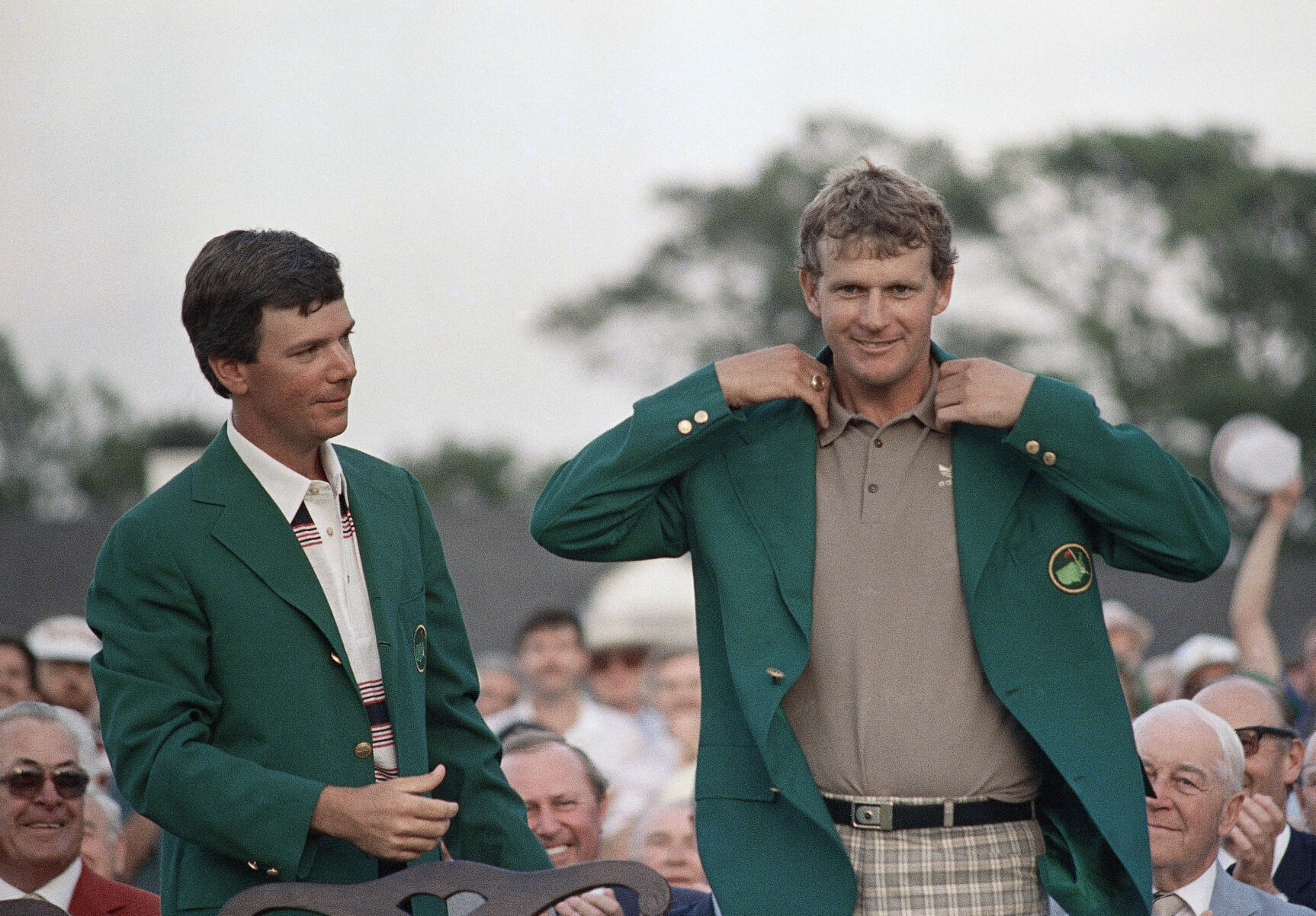 1988: Sandy Lyle first British player to win Masters